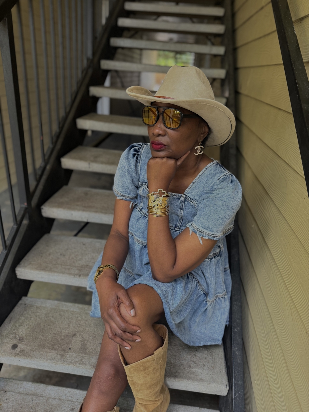 Denim Mini Dress